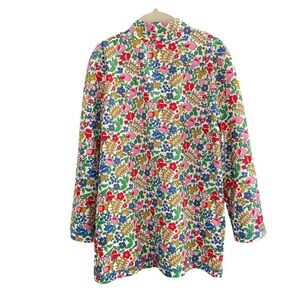 Mini Boden Liberty Rash Guard Swim Shirt Floral Long Sleeve Girls 11/12 Summer